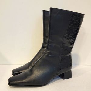 Prima Donna women's black Leather boots 👢 size 38